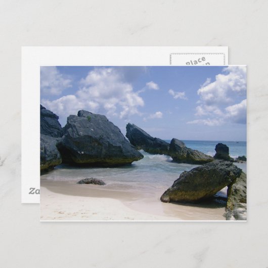 Roze zand briefkaart (Voorkant / Achterkant)