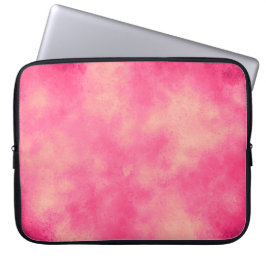Roze Zand Cloud Effect Electronics Bag Laptop Sleeve