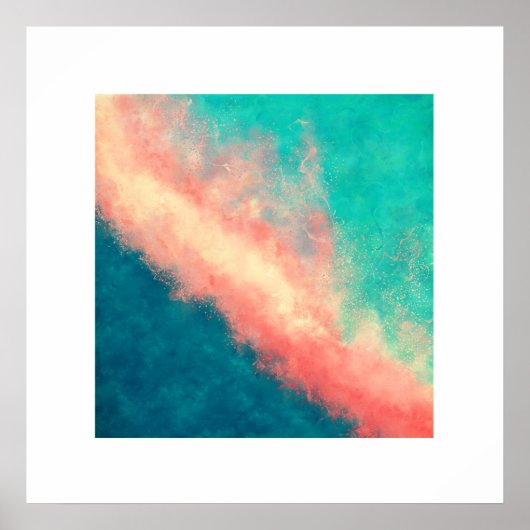 Roze zand paradise (Zen Square) Poster (Voorkant)