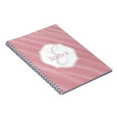 Roze zand ripples - Aangepast Notitieboek (Rechterzijde)