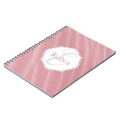 Roze zand ripples - Aangepast Notitieboek (Linkerzijde)