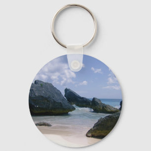 Roze zand sleutelhanger