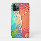 Roze Zand Strand Paradijs Design Case-Mate iPhone Case (Achterkant)
