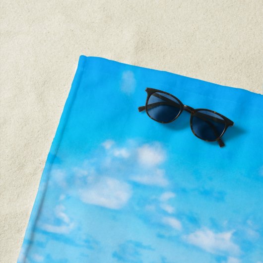 Roze zandbak strandlaken (In situ)