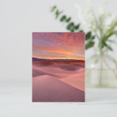 Roze zandduinen, Death Valley, CA Briefkaart (Staand voorkant)