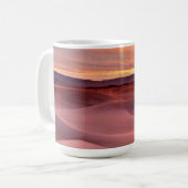 Roze zandduinen, Death Valley, CA Koffiemok (Voorkant links)