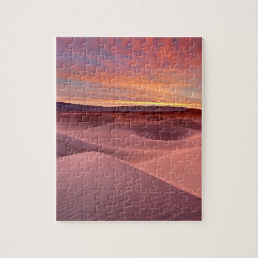 Roze zandduinen, Death Valley, CA Legpuzzel (Verticaal)