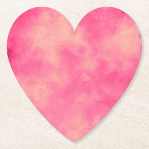 Roze zandstorm kartonnen onderzetters