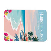 Roze Zandstrand Bahama's Magneet (Horizontaal)