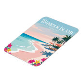 Roze Zandstrand Bahama's Magneet (Linkerzijde)