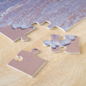 Roze zandstrand op Conch Bay, Cat Island Legpuzzel (Zijkant)