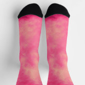 Roze zandwolk - effect Duurzame Crew-sok Sokken (Top)