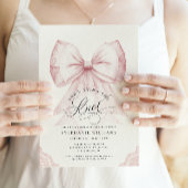 Roze Ze is de knoop Vrijgezellenfeest binden Kaart