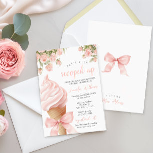 Roze Ze is geschept op Ice Cream Vrijgezellenfeest Kaart