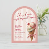 Roze Ze is opgepakt Vrijgezellenfeest Kaart (Staand voorkant)