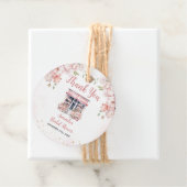 Roze Ze is van de markt Trouwfeest bedankje Bedankjes Labels (In situ)