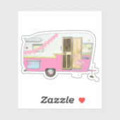 Roze Ze Shed Camper Trailer Sticker (Vel)