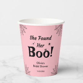 Roze Ze Vond Haar Boo Halloween Bruidsfeest  Papieren Bekers