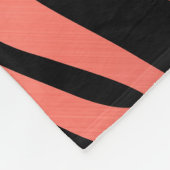 Roze Zebra Afdrukken Fleece Deken (Hoek)