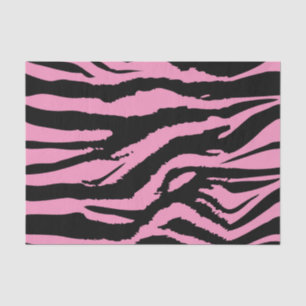 Roze Zebra Afdrukken Tissuepapier