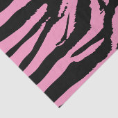 Roze Zebra Afdrukken Tissuepapier (Detail)