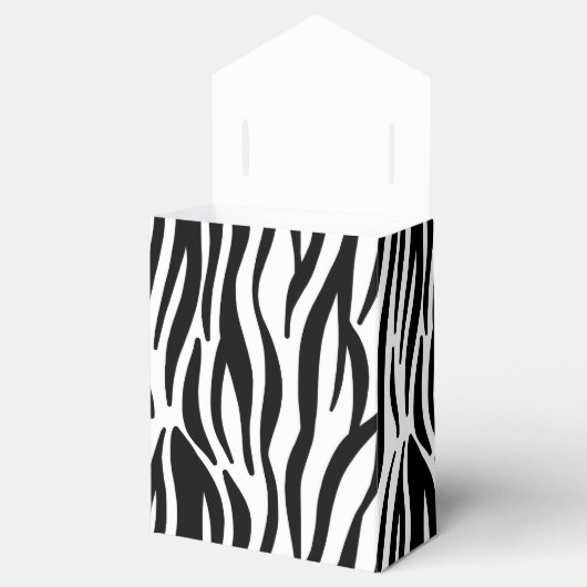 Roze Zebra Afdrukken Vrijgezellenfeest op maat Bedankdoosjes (Geopend)