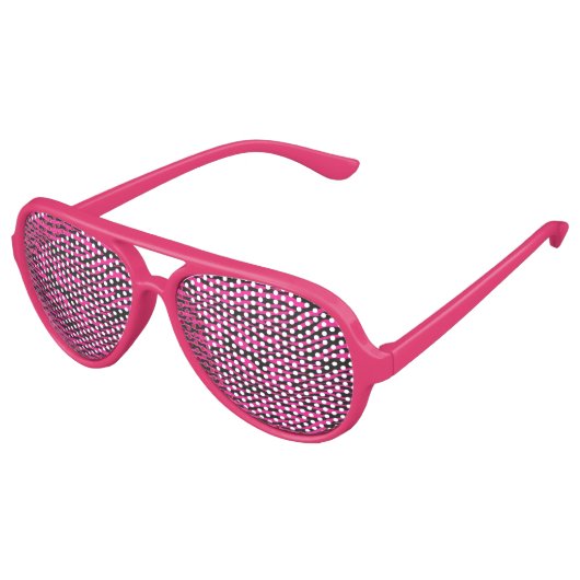 Roze Zebra Aviator Zonnebril (Gekanteld)