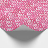 Roze Zebra Cadeaupapier (Hoek)