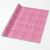 Roze Zebra Cadeaupapier (Uitgerold)