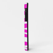 Roze zebra Case-Mate iPhone case (Achterkant/links)