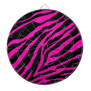 roze zebra dartbord