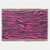 Roze Zebra Deken (Voorkant)