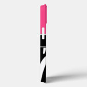 Roze zebra foto iPad hoes (Achterkant / Rechts)