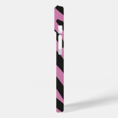 Roze Zebra gestreept Hoesje-Mate Case-Mate iPhone Case (Achterkant / Links)