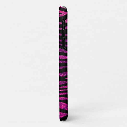 Roze Zebra, glitter Zebra, Zebra Print, Stripes Case-Mate iPhone Case (Achterkant/links)