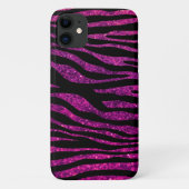 Roze Zebra, glitter Zebra, Zebra Print, Stripes Case-Mate iPhone Case (Achterkant)