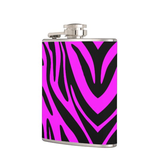 Roze Zebra Heupfles (Links)