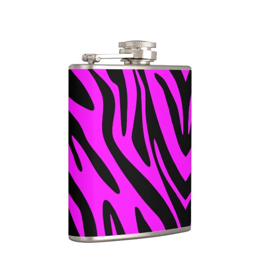 Roze Zebra Heupfles (Rechts)