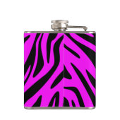 Roze Zebra Heupfles (Achterkant)