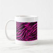 roze zebra koffiemok (Links)