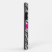 Roze Zebra lint Case-Mate iPhone Case (Achterkant/rechts)
