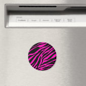 roze zebra magneet (Insitu (Vaatwasser))