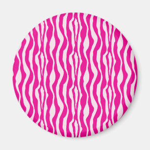 Roze Zebra Magneet
