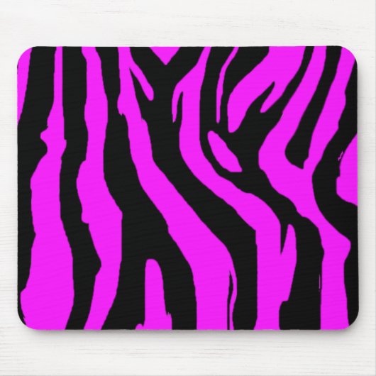 Roze Zebra Muismat (Voorkant)