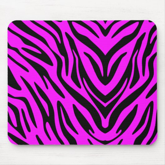 Roze Zebra Muismat (Voorkant)