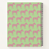 Roze zebra notitieboek (Achterkant)