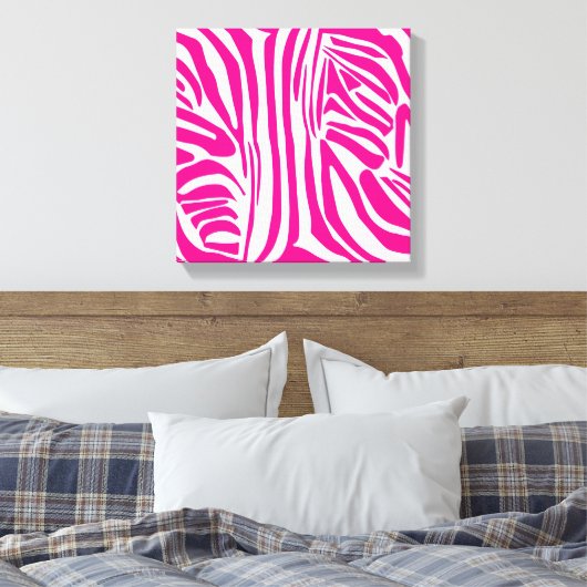 Roze zebra print (Insitu (Slaapkamer))