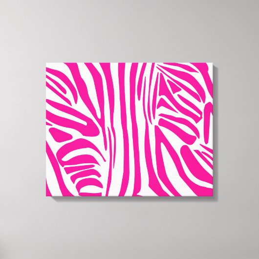 Roze zebra print (Voorkant)