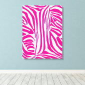 Roze zebra print (Insitu (Houten vloer))