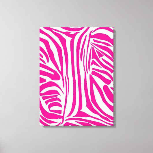 Roze zebra print (Voorkant)